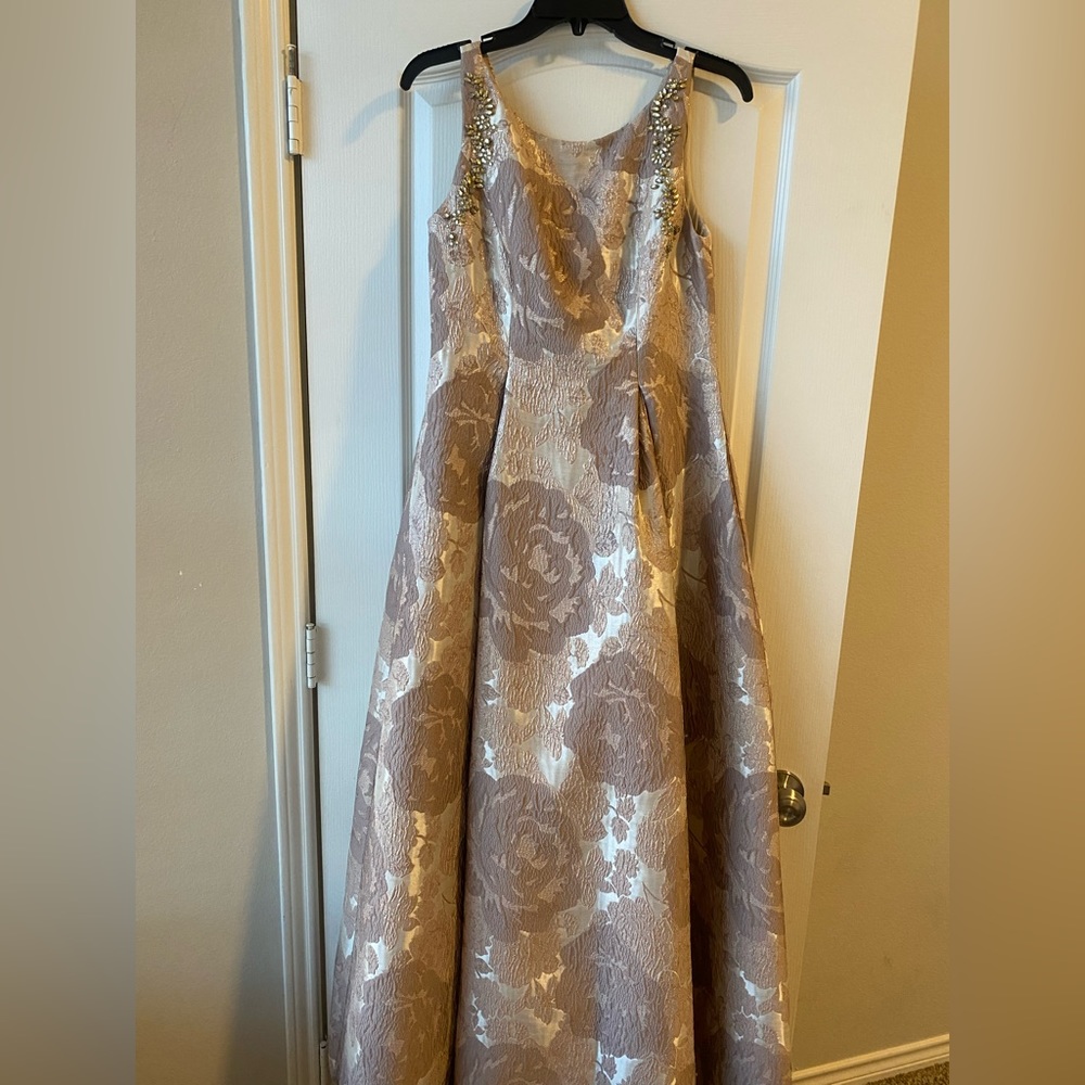 Prom evening formal dress with pockets evening gown